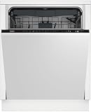 Beko DIN28423 Totalmente integrado 14cubiertos A++ lavavajilla - Lavavajillas (Totalmente integrado, Tamaño completo (60 cm), Negro, LCD, Acero inoxidable, 14 cubiertos)
