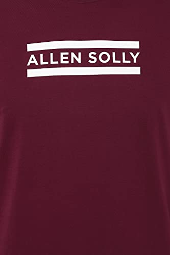Image of Allen Solly Men's Round Neck T‑Shirt | Regular Fit | Soft Cotton | Chest Logo Print | Casual Everyday Wear