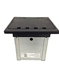 Access Floor Systems Compact Electrical Box with Cover | Easy Install | Heavy Duty | UL Listed | Made in USA