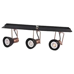   20-Plug-in-3-Light-Track-Lighting3-Way-Ceiling-Spotlights-Bronze-and-Black-Finish14ft-Plug-in-Cord-with-in-Line-OnOff-Rocker-Switch-Included-3-Dimmable-LED-BulbsWarm-White