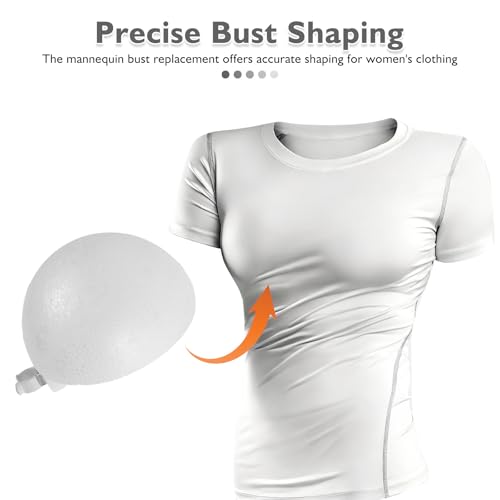 Percha moldeadora de busto ajustable con pinzas para ropa de mujer 4