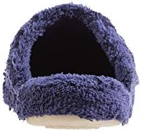 Acorn womens Quilted Clog Spa Slipper, Soft Plush Terry, Cloud Contour Footbed, Indoor and Outdoor Sole slippers, Navy Blue, 9-Aug US | Image 6