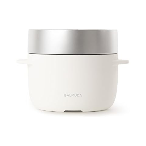 BALMUDA 3Go (450 g) electric cooker"The Gohan" K03A-WH（White） Cover