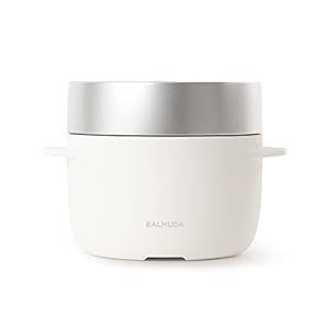 BALMUDA 3Go (450 g) electric cooker”The Gohan” K03A-WH（White）