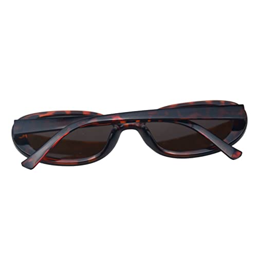 Image of Shiratori Women's Retro Oval Holiday Sunglasses Non-polarized UV400
