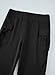 blibean Teen Girls Bell Bottom Pants Flare Bootcut Wide Leg Trousers Kids Uniform High Waist Chino Pant Fall School Formal Dress Pockets Clothes Size 14 15 16 Years Old Black