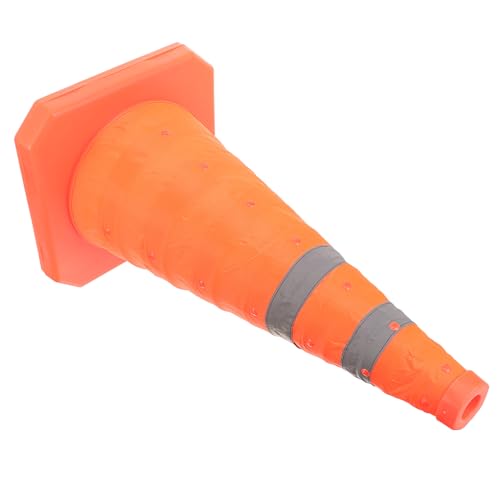HAWILLOSCH Collapsible Traffic Cones Orange Safety Cones Bar for Schools Parking Construction for Driving Training