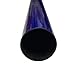 (2) Blue Carbon Kevlar Fiber Tubes - 25mm x 23mm x 1000mm - 3K Roll Wrapped 100% Carbon Kevlar Fiber Tube Glossy Surface - (2) Tubes