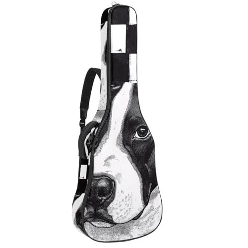 Sac à dos guitare acoustique pour protéger votre instrument de la pluie avec ses deux poches