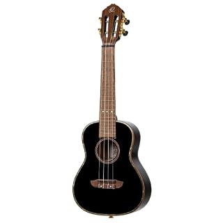 Ortega Guitars Ukulélé Concert noir – Série Onyx – housse Deluxe incluse – épicéa/acajou (RUOX-CC) - Les Beatles, Paul McCartney, John Lennon, RIngo Starr, George Harrison Ortega Guitars Ukulélé Concert noir - Série Onyx - housse Deluxe incluse - épicéa/acajou (RUOX-CC) – Image 3