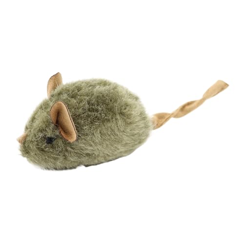 Giocattoli per gatti a forma di topo, giocattolo da masticare per gatti, giocattolo da masticare con squittio, giocattolo da masticare per gatti simulati, giocattolo interattivo in peluche per gattini