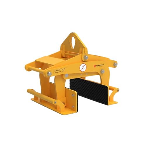 Aardwolf ABL255-2000 Barrier Lifter - Auto-Lock, Vulcanized Rubber Pads, Lifts Granite, Sandstone, Concrete