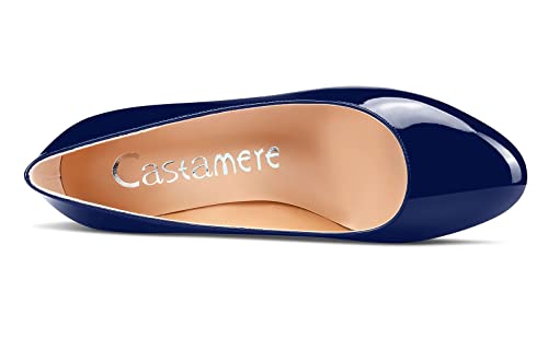 Castamere Womens Wedge Heels Pumps Comfort Slip-on Round-Toe Basic Pump 2Inch Mid-Heel3