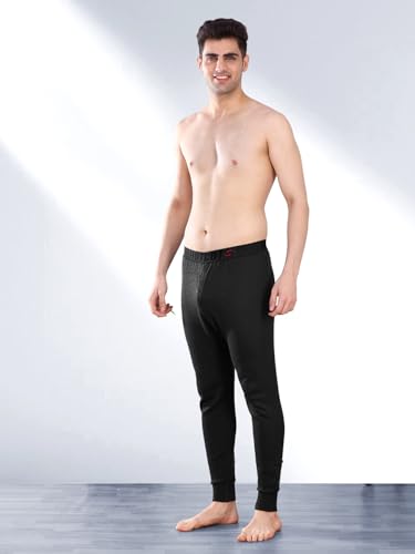 Image of Lux Inferno Hotcots Men's Full-Length Cotton Thermal Trouser - Warm & Comfortable Winter Innerwear