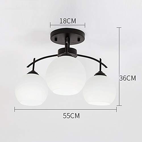 Plafón de techo moderno para iluminar y decorar dormitorios oscuros 2