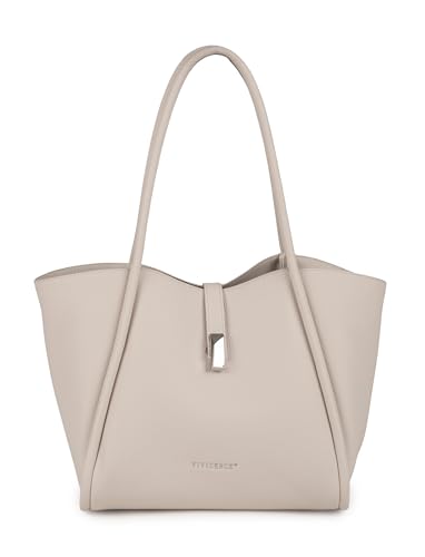 Sac à bandoulière femme Vivisence avec rabat aimanté au design minimaliste chic