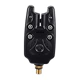 SUPVOX Fishing Bite Alarm Led Indicator Water Resistant Electronic Sound Alert for Night Fishing and Accurate Trigger for Multiple Rods for All Conditions