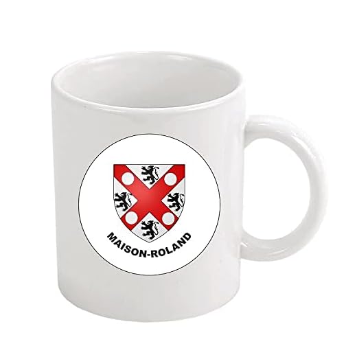 BLASON ARMORIAL MUG MAISON-ROLAND SOMME FRANCE