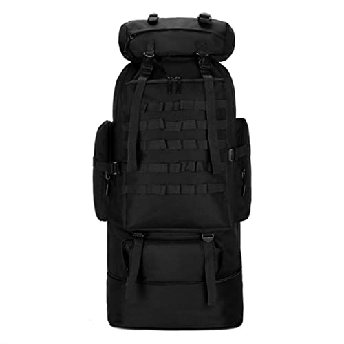 KSIBNW Wanderrucksack 70L/100L,Große Kapazität Wasserdicht Klettern Wandern Militärarmee Taktischer Trekkingrucksack Reiserucksack,600D Oxford Outdoor Rucksack Für Reisen, Radfahren, Klettern Cover