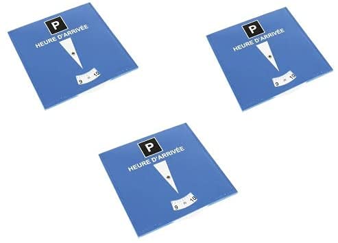 Equilibre et Aventure Lot de 3 disques de stationnement pour Zone Bleue