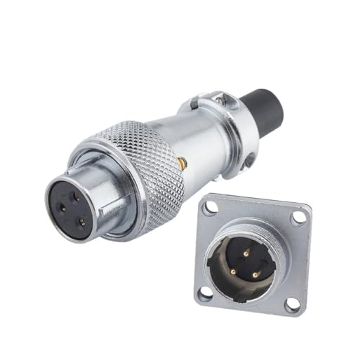 Conector de aviación metálico montaje inverso WS24 miniatura 1