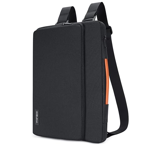 KIZUNA Laptop Bag Case 12.5-13 Inch Computer Shoulder Sleeve Briefcase for MacBook Air 13 M3 M2 2024/iPad Pro 13 M4/MacBook Pro 14 M2 M1/14 Lenovo ThinkPad X1 Carbon/13.3" Yoga Slim 7i Carbon,Black2