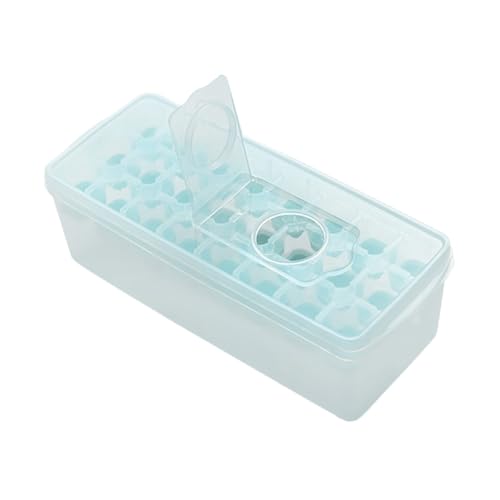 Molde reutilizable para cubos de hielo con tapa y contenedor miniatura 1