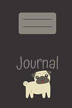 Paperback Black Journal: Animal Notebook, Dog: (100 Blank Page, 6x9, CREAM Paper) Book