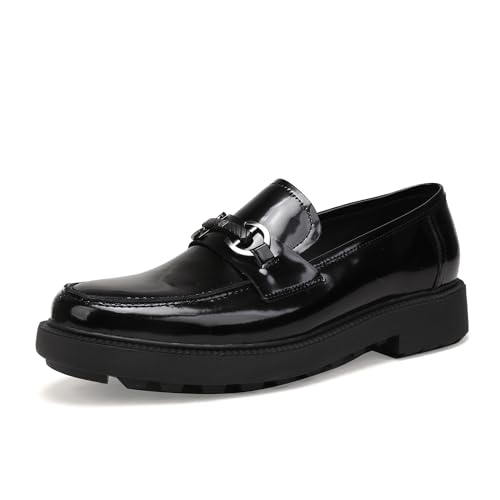 Image of Dress Shoes for Men,Classicial Leather Loafers Slip on Formal Business Shoes Penny