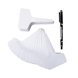 150pcs Plant Labels, Garden Plant Markers, Plastic Plant Tags with Marker Pen, Waterproof Garden Sig