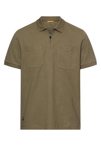 Polo Homme camel active casual chic en coton regular fit