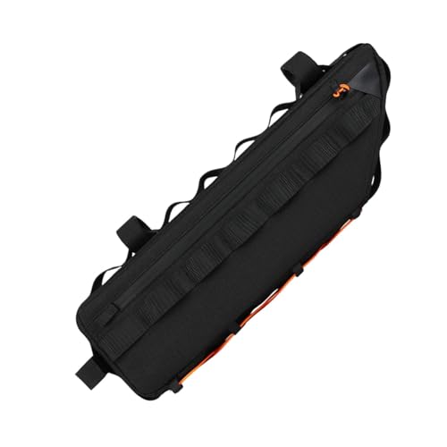 Genérico De Almacenamiento para Tubo De Bicicleta - Impermeable para Cuadro De Ciclismo De 1,5 L, Nailon Duradero, Compacto, Ligero, Antideslizante, Paquete De Almacenamiento para Biciclet