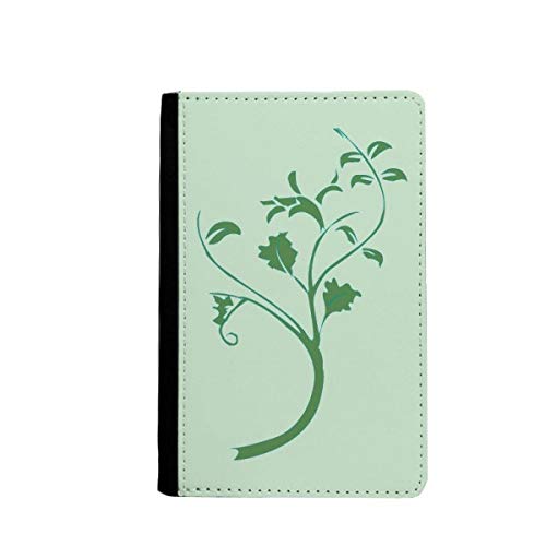 Étui passeport feuilles vertes et fleurs, le cadeau de voyage idéal pour les globe-trotteurs