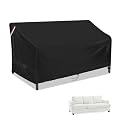 Loenel Outdoor Sofa Cover, 90 Inch Waterproof 3-Seater Bench Covers for Patio Loveseat, Couch, Glider, Heavy Duty Outside Furniture Couch Cover - 90" L x 36" W x 33" H