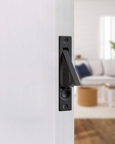 Tzbqrdj Puxador de porta de bolso, 2 maçanetas de bolso de 10 cm, aço inoxidável profissional 304, m