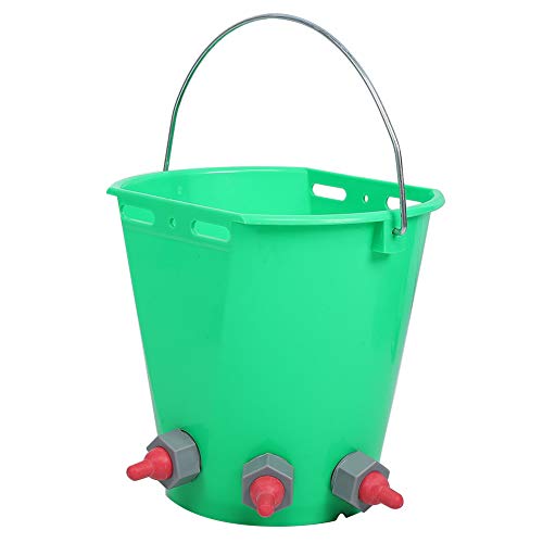 XiangXin Balde para alimentação de leite, verde com balde de alimentação antirefluxo de 5 tipos de g