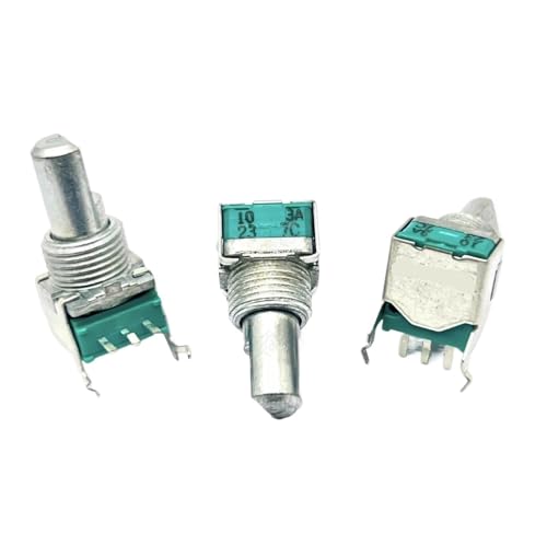 Potentiomètre 0911 horizontal axe demi-rond composant volume sonore A10K liaison unique