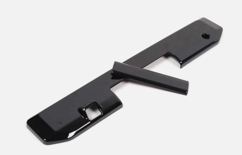 Fit for Mitsubishi Triton L200 2024-2025 Accessories，Tailgate Exterior Door Handle Trim Cover, Rear Trunk Grab Handle Cover Trims ABS (Black)