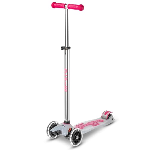 Dotazione perfetta: il kickboard ha l'attrezzatura perfetta per la tua prossima gita. Non solo il design trasparente ti fa brillare, ma anche le ruote a LED conferiscono al viaggio un bagliore emozionante e rimarrai visibile.