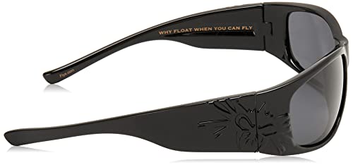 Black Flys Unisex-Adult Sonic 2 Floating Polarized Shield Sunglasses3