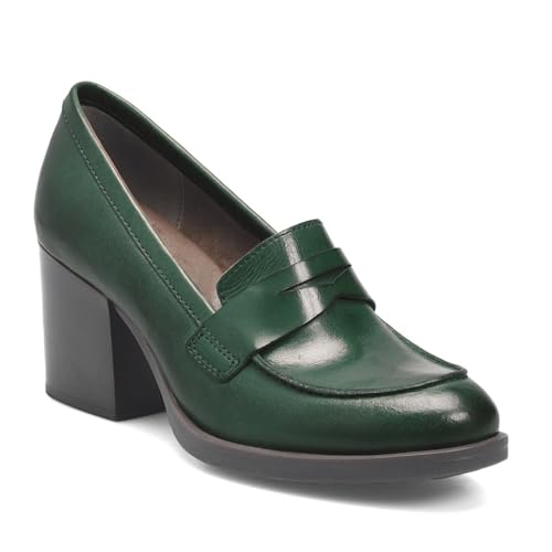 Image of SHODENSE Women Vintage Chunky Heel Loafers Pumps Platform Round Closed Toe Oxford Shoes Burnished Patent Matte Suede Slip On Dress Loafer Block Stacked Heels Office Formal Work Business 4-11 M US