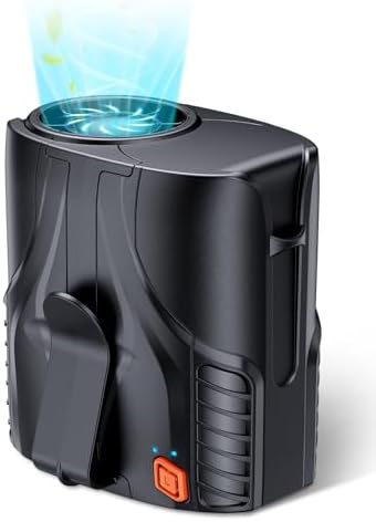 2025 Portable Personal Waist Fan& Neck Fan, 14000RPM Brushless Mo...