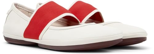 Image of Camper Women's Right Nina, Moccasin /Ballerina, White Natural, 8,5 (Us)