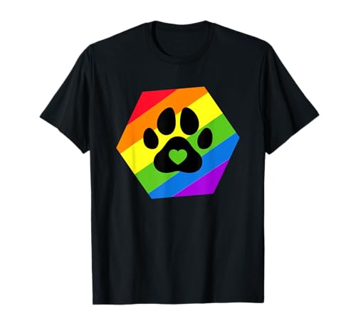 Gay Pride Furry LGBTQ Regenbogen Fahne T-Shirt