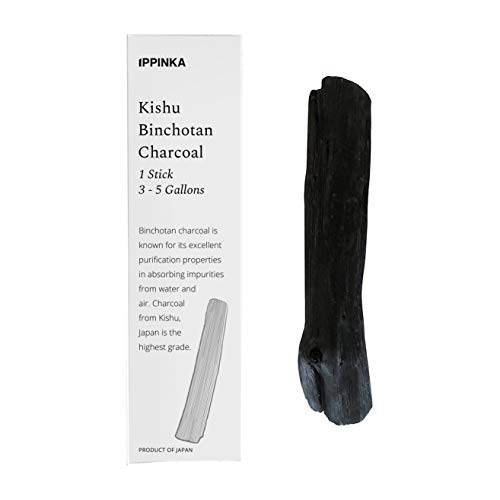 XLarge Kishu Binchotan Charcoal Water Purifying Stick, Filters 3-5 Gallons of Water