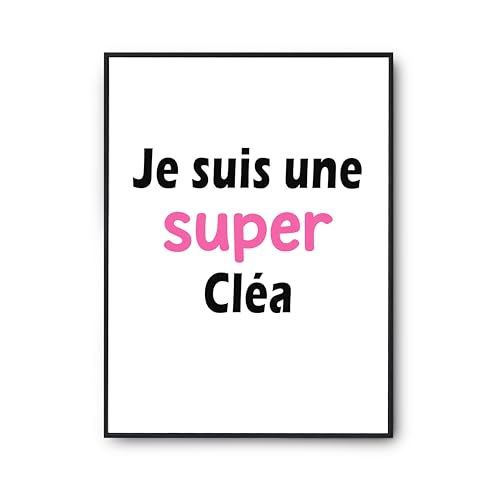 Affiche Une Super Clea 2 Poster Humour pour Décoration Murale