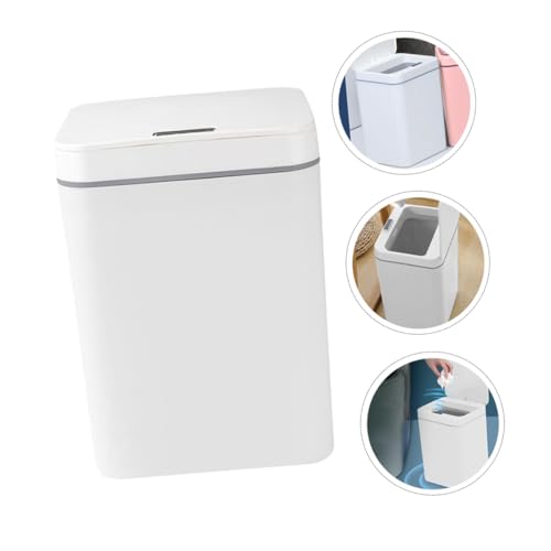 Papelera automática inteligente 16 L ABS+PP blanca miniatura 7