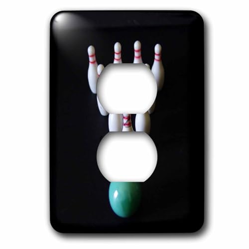 Love Bowling 2 prises plaque de finition murale originale 3dRose