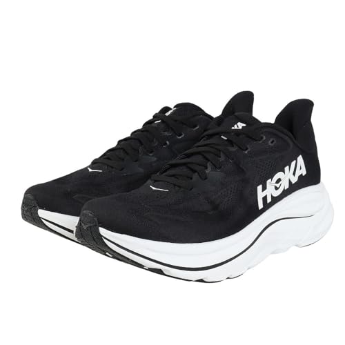 HOKA One One 1162030-BWHT Clifton 10 Hombre Black/White EU 40 2/3
