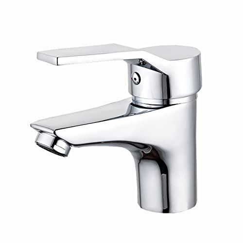 Robinet de salle de bains en laiton noble et chrome d'une robustesse absolue